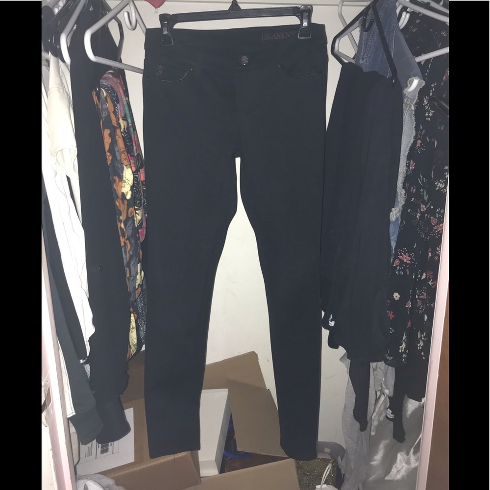 BLANK NYC. Black Pants. 26
